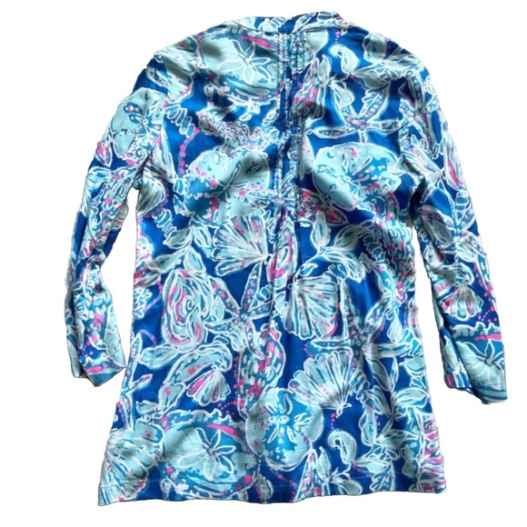 LILLY PULITZER Sarasota Tunic Top Size Small Preppy Classic Modest Stylish - Picture 3 of 9